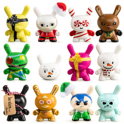 Kidrobot 12 Dunny Days of Christmas Vinyl Dunny Set - Kidrobot - Shop Designer Art Toys at Kidrobot.com