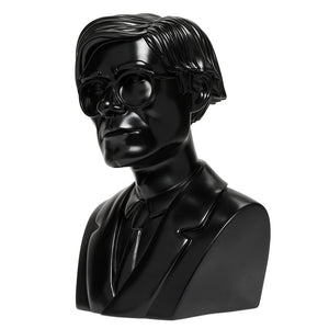 Andy Warhol 12" The Bust Vinyl Art Sculpture - Black Edition - Limited Edition of 200 - Kidrobot - Shop Designer Art Toys at Kidrobot.com