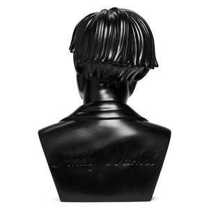 Andy Warhol 12" The Bust Vinyl Art Sculpture - Black Edition - Limited Edition of 200 - Kidrobot - Shop Designer Art Toys at Kidrobot.com