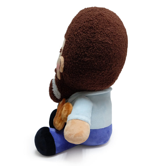 Bob Ross with Peapod the Squirrel HugMe Plush | Kidrobot