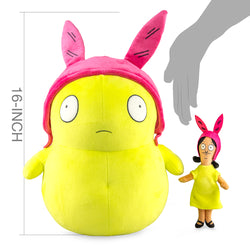 Bob's Burgers Kuchi Kopi & Louise 16” HugMe Shake Action Plush - Kidrobot