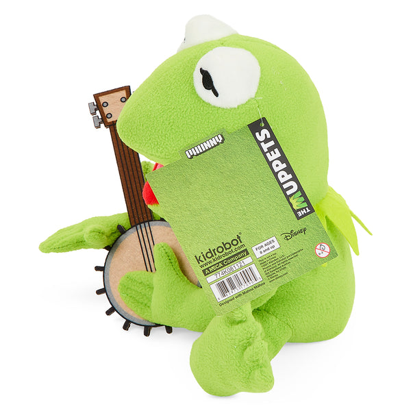 The Muppets Kermit the Frog with Banjo 8 Phunny Plush Kidrobot