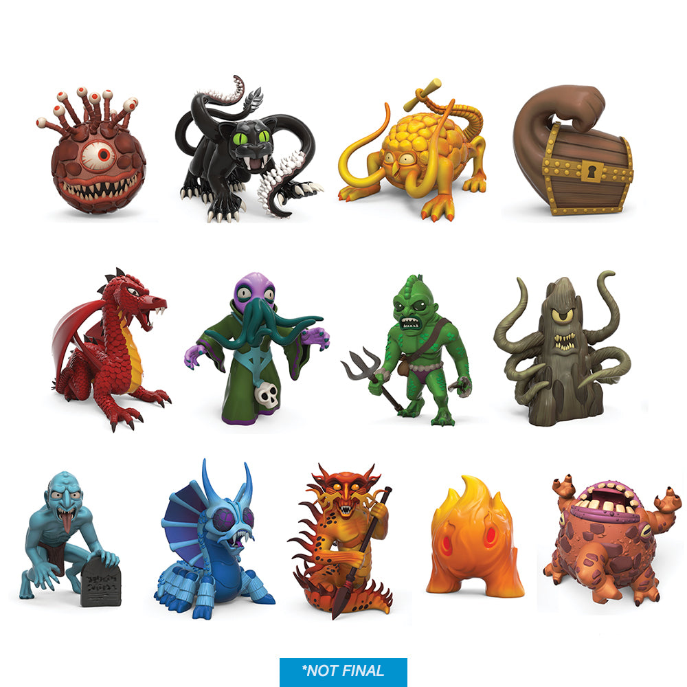 Dungeons & Dragons 3 Vinyl Minis - Monster Series 2: D&D 1st Edition -  Kidrobot, d&d 