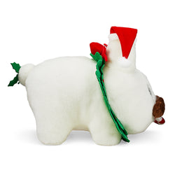 Holiday Wreath Labbit 14" Plush by Frank Kozik (PRE-ORDER) - Kidrobot - Shop Designer Art Toys at Kidrobot.com