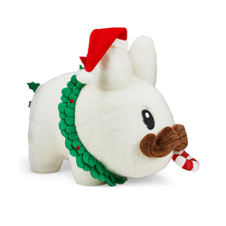 Holiday Wreath Labbit 14" Plush by Frank Kozik (PRE-ORDER) - Kidrobot - Shop Designer Art Toys at Kidrobot.com