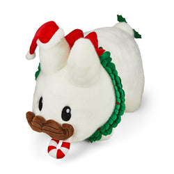 Holiday Wreath Labbit 14" Plush by Frank Kozik (PRE-ORDER) - Kidrobot - Shop Designer Art Toys at Kidrobot.com