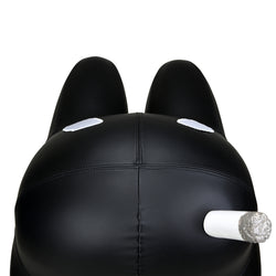 Kidrobot Art Giant Leather Smorkin' Labbit Stool by Frank Kozik - Black Edition - Kidrobot - Shop Designer Art Toys at Kidrobot.com