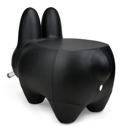 Kidrobot Art Giant Leather Smorkin' Labbit Stool by Frank Kozik - Black Edition - Kidrobot - Shop Designer Art Toys at Kidrobot.com