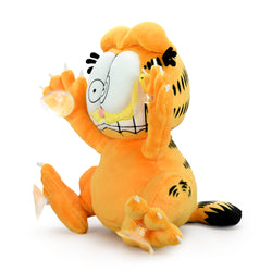 Garfield 8" Plush Suction Cup Window Clinger by Kidrobot - Scared Edition (PRE-ORDER) - Kidrobot