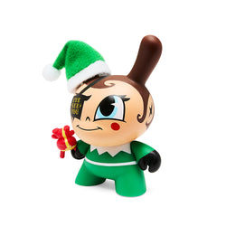 2022 Holiday Dunny: Go Elf Yourself 3" Holiday Dunny - Nice Edition (Green) (PRE-ORDER) - Kidrobot - Shop Designer Art Toys at Kidrobot.com