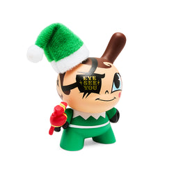 2022 Holiday Dunny: Go Elf Yourself 3" Holiday Dunny - Nice Edition (Green) (PRE-ORDER) - Kidrobot - Shop Designer Art Toys at Kidrobot.com