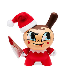 2022 Holiday Dunny: Go Elf Yourself 3" Holiday Dunny - Evil Edition (Red) (PRE-ORDER) - Kidrobot - Shop Designer Art Toys at Kidrobot.com