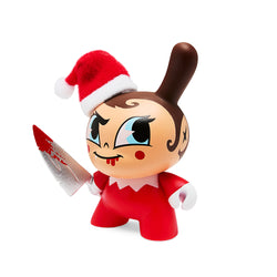 2022 Holiday Dunny: Go Elf Yourself 3" Holiday Dunny - Evil Edition (Red) (PRE-ORDER) - Kidrobot - Shop Designer Art Toys at Kidrobot.com