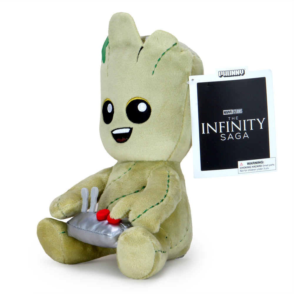 Marvel Guardians of the Galaxy Video Gamer Teen Groot Phunny Plush - Kidrobot - Designer Art Toys