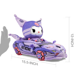 Hello Kitty® and Friends Tokyo Speed Racer Kuromi 13" Interactive Plush (PRE-ORDER) - Kidrobot - Shop Designer Art Toys at Kidrobot.com