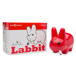 Smorkin Labbit 10" Vinyl Figure by Frank Kozik - Lustre Gloss Red Edition (PRE-ORDER) - Kidrobot