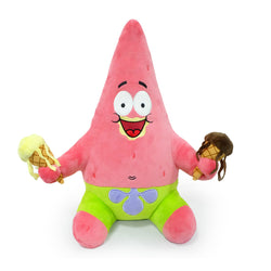 SpongeBob Patrick Star with Ice Cream HugMe Plush by Kidrobot (PRE-ORDER) - Kidrobot - Designer Art Toys