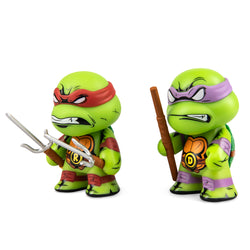 Teenage Mutant Ninja Turtles Raphael & Donatello 3" Vinyl Figure 2-pack - Kidrobot - Shop Designer Art Toys at Kidrobot.com