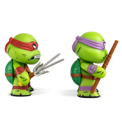 Teenage Mutant Ninja Turtles Raphael & Donatello 3" Vinyl Figure 2-pack - Kidrobot - Shop Designer Art Toys at Kidrobot.com