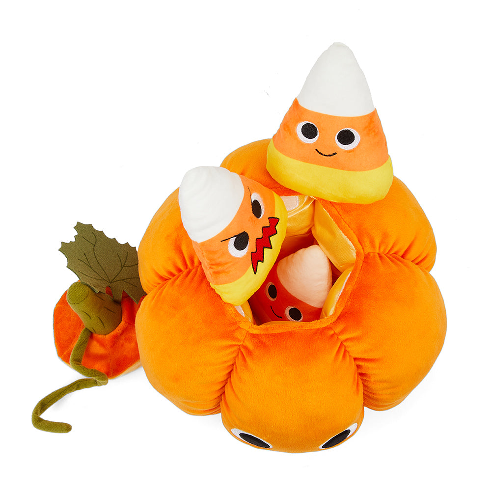 Yummy World Jack O’Lantern Interactive Pumpkin Plush (PRE-ORDER) - Kidrobot - Shop Designer Art Toys at Kidrobot.com