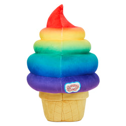 Yummy World Rainbow Soft Serve Sally Ice Cream Cone Plush - Kidrobot - Shop Designer Art Toys at Kidrobot.com