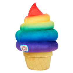 Yummy World Rainbow Soft Serve Sally Ice Cream Cone Plush - Kidrobot - Shop Designer Art Toys at Kidrobot.com