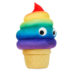 Yummy World Rainbow Soft Serve Sally Ice Cream Cone Plush - Kidrobot - Shop Designer Art Toys at Kidrobot.com