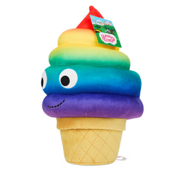 Yummy World Rainbow Soft Serve Sally Ice Cream Cone Plush - Kidrobot - Shop Designer Art Toys at Kidrobot.com