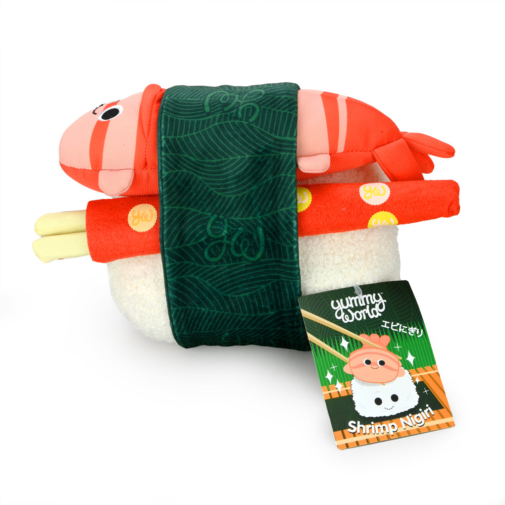 Yummy World Bubba the Shrimp Nigiri Sushi Interactive Plush - Kidrobot - Shop Designer Art Toys at Kidrobot.com