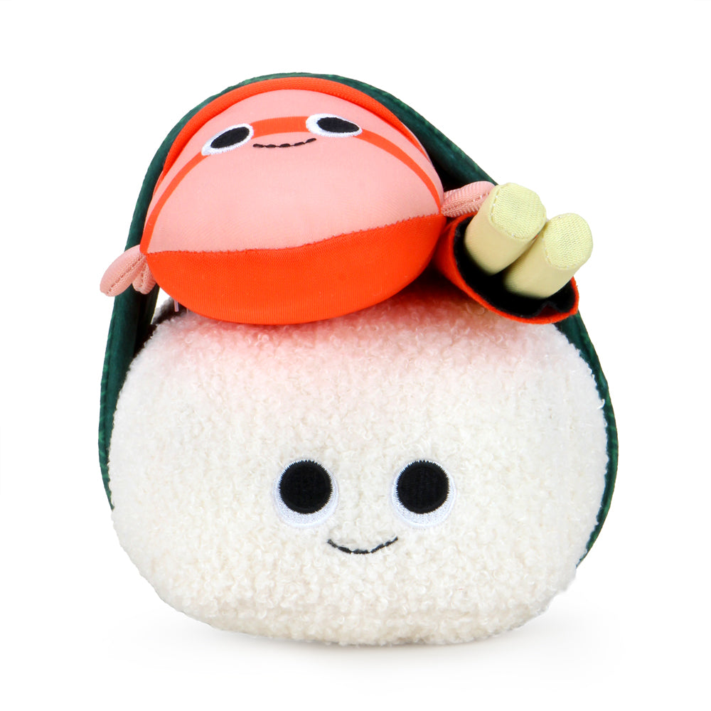 Yummy World Bubba the Shrimp Nigiri Sushi Interactive Plush - Kidrobot - Shop Designer Art Toys at Kidrobot.com