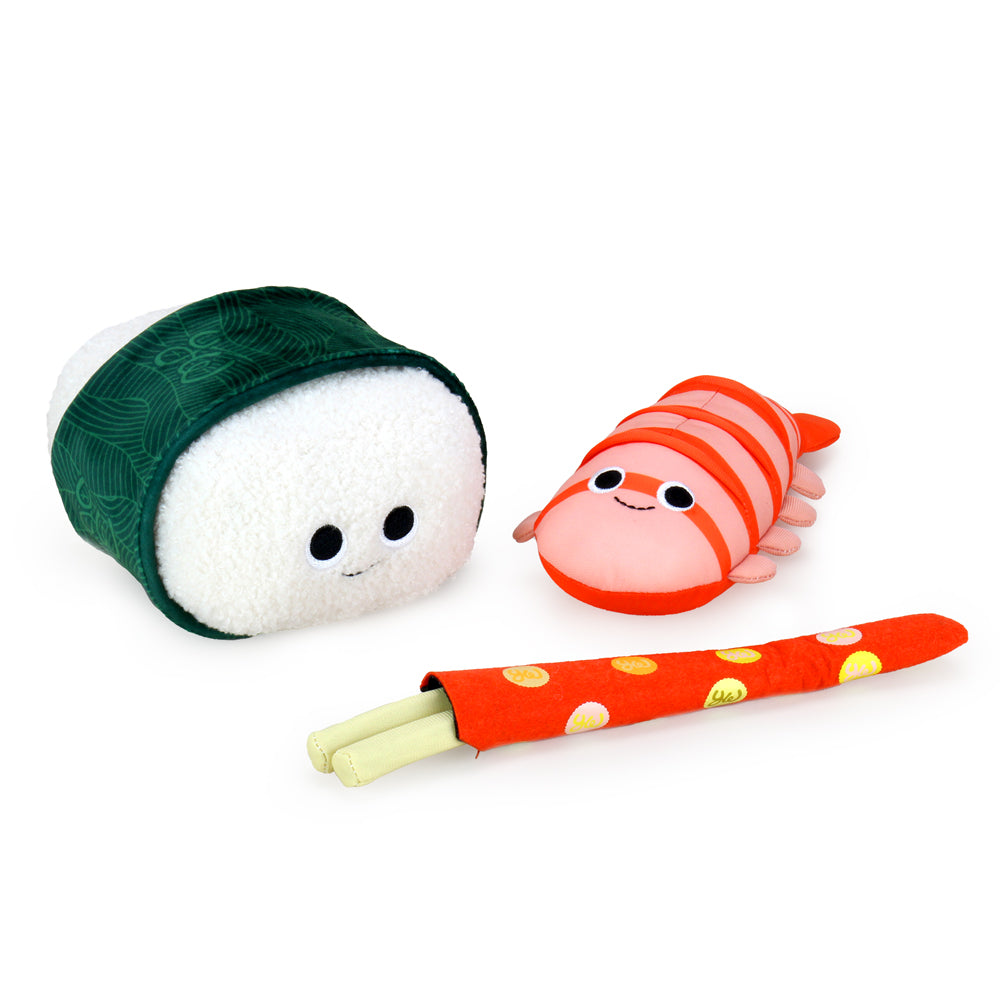 Yummy World Bubba the Shrimp Nigiri Sushi Interactive Plush - Kidrobot - Shop Designer Art Toys at Kidrobot.com