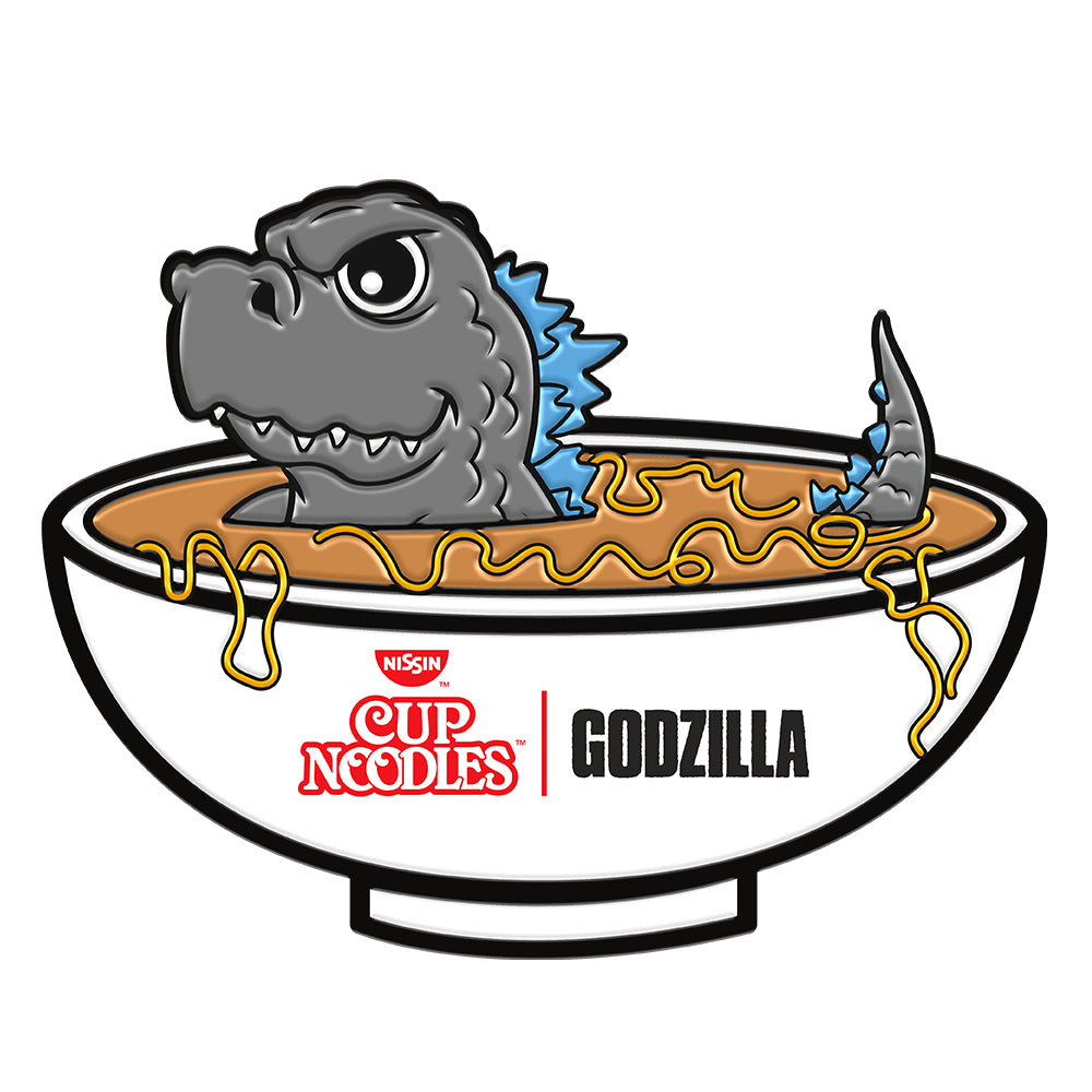 NYCC PRE-ORDER! Godzilla x Nissin Cup Noodles® Lanyard and Pin Set (2022 Con Exclusive) - Kidrobot