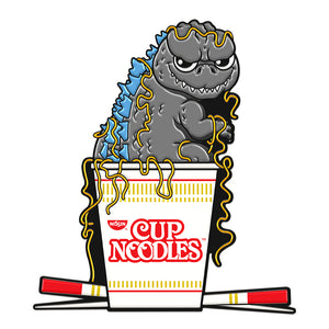 NYCC PRE-ORDER! Godzilla x Nissin Cup Noodles® Lanyard and Pin Set (2022 Con Exclusive) - Kidrobot