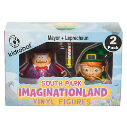 South Park Imaginationland Mayor and Leprechaun 3" Vinyl Figure 2-Pack - Kidrobot - Shop Designer Art Toys at Kidrobot.com