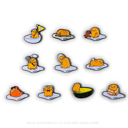 Gudetama Eggstra Lazy Enamel Pin Series by Kidrobot x Sanrio - Kidrobot - Designer Art Toys