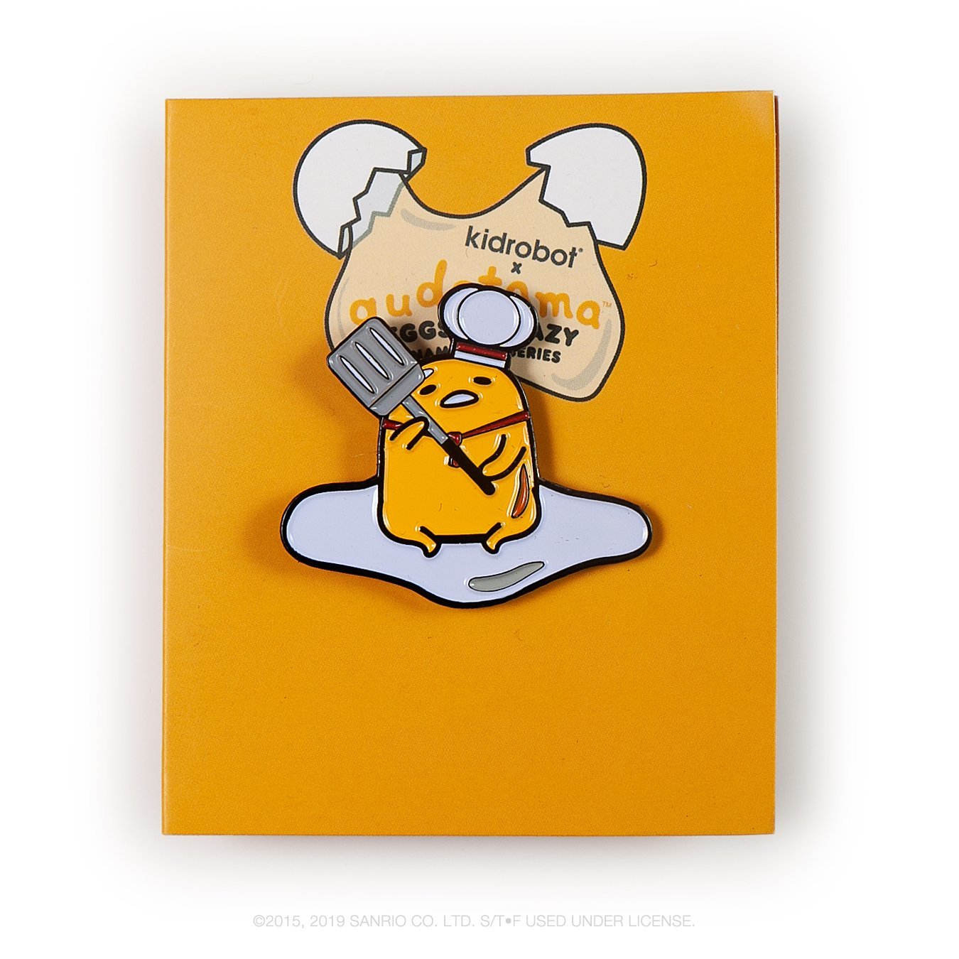 Gudetama Eggstra Lazy Enamel Pin Series by Kidrobot x Sanrio - Kidrobot - Designer Art Toys