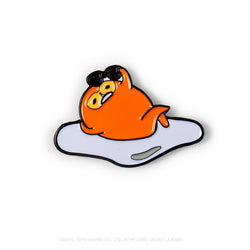 Gudetama Eggstra Lazy Enamel Pin Series by Kidrobot x Sanrio - Kidrobot - Designer Art Toys