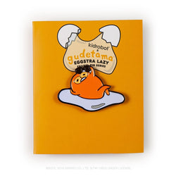 Gudetama Eggstra Lazy Enamel Pin Series by Kidrobot x Sanrio - Kidrobot - Designer Art Toys