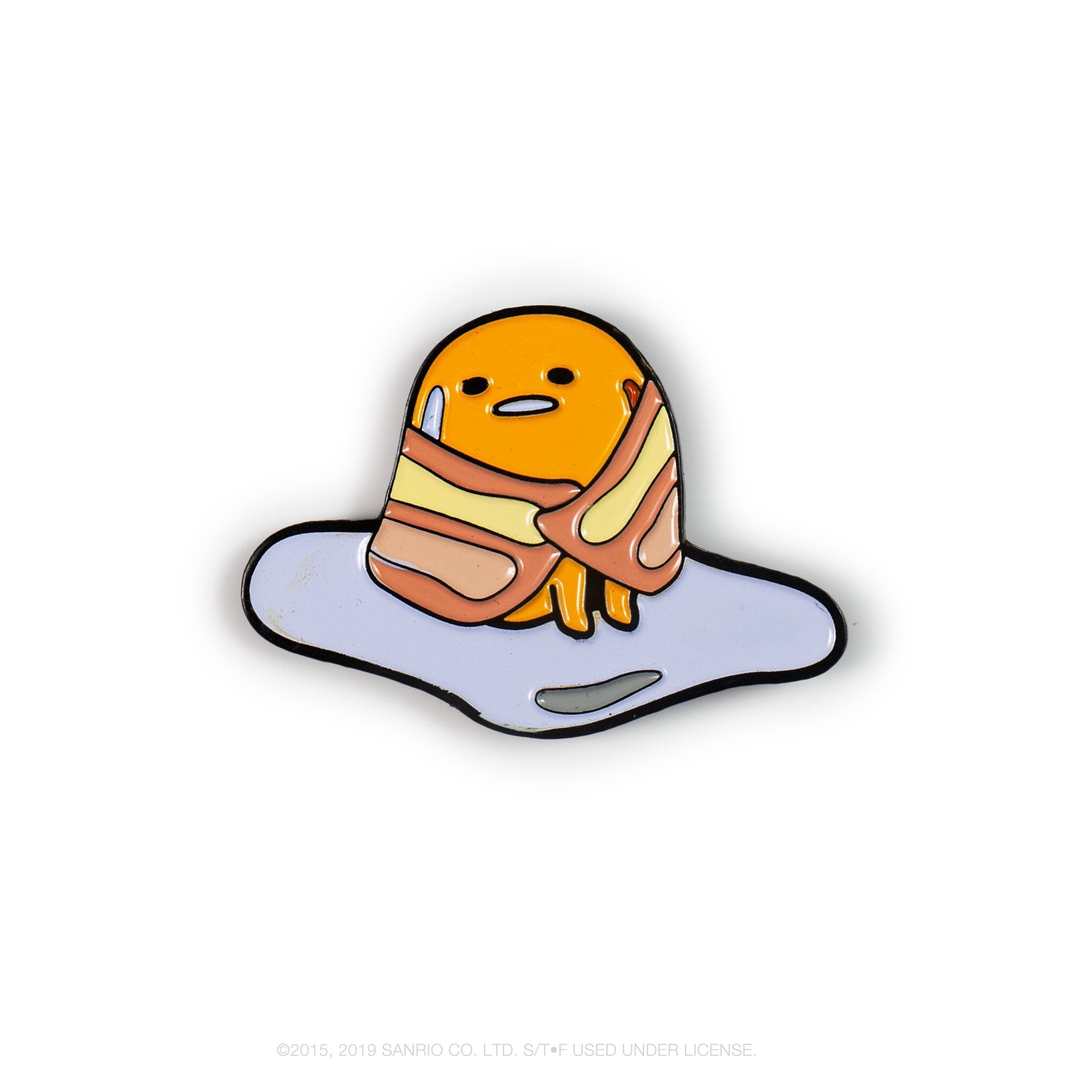 Gudetama Eggstra Lazy Enamel Pin Series by Kidrobot x Sanrio - Kidrobot - Designer Art Toys