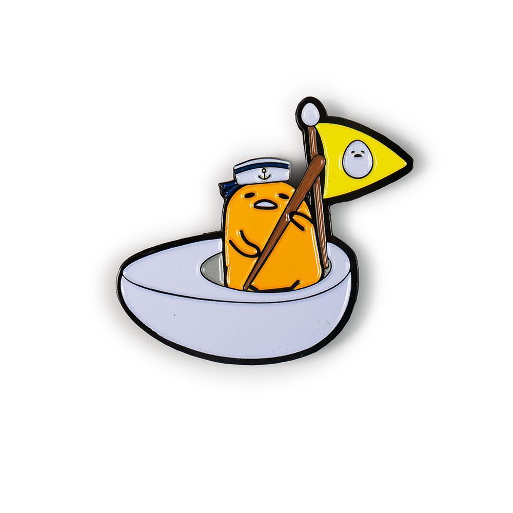 Gudetama Eggstra Lazy Enamel Pin Series by Kidrobot x Sanrio - Kidrobot - Designer Art Toys