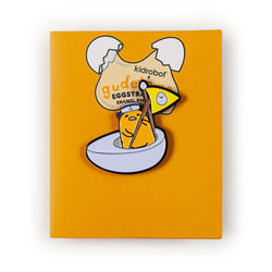 Gudetama Eggstra Lazy Enamel Pin Series by Kidrobot x Sanrio - Kidrobot - Designer Art Toys