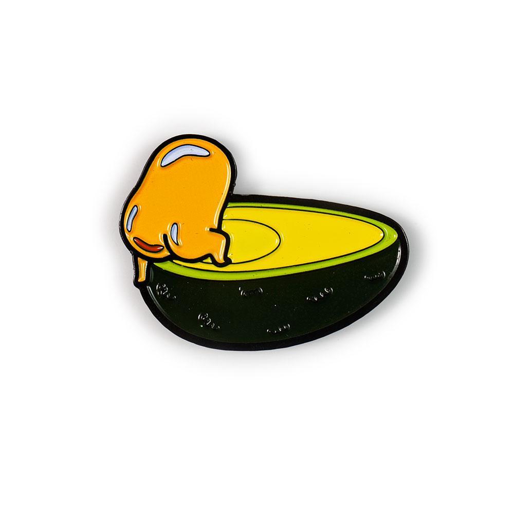 Gudetama Eggstra Lazy Enamel Pin Series by Kidrobot x Sanrio - Kidrobot - Designer Art Toys