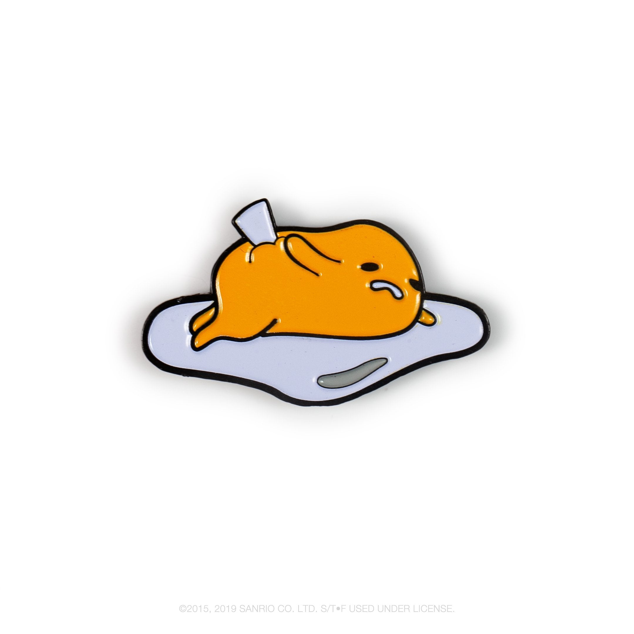 Gudetama Eggstra Lazy Enamel Pin Series by Kidrobot x Sanrio - Kidrobot - Designer Art Toys