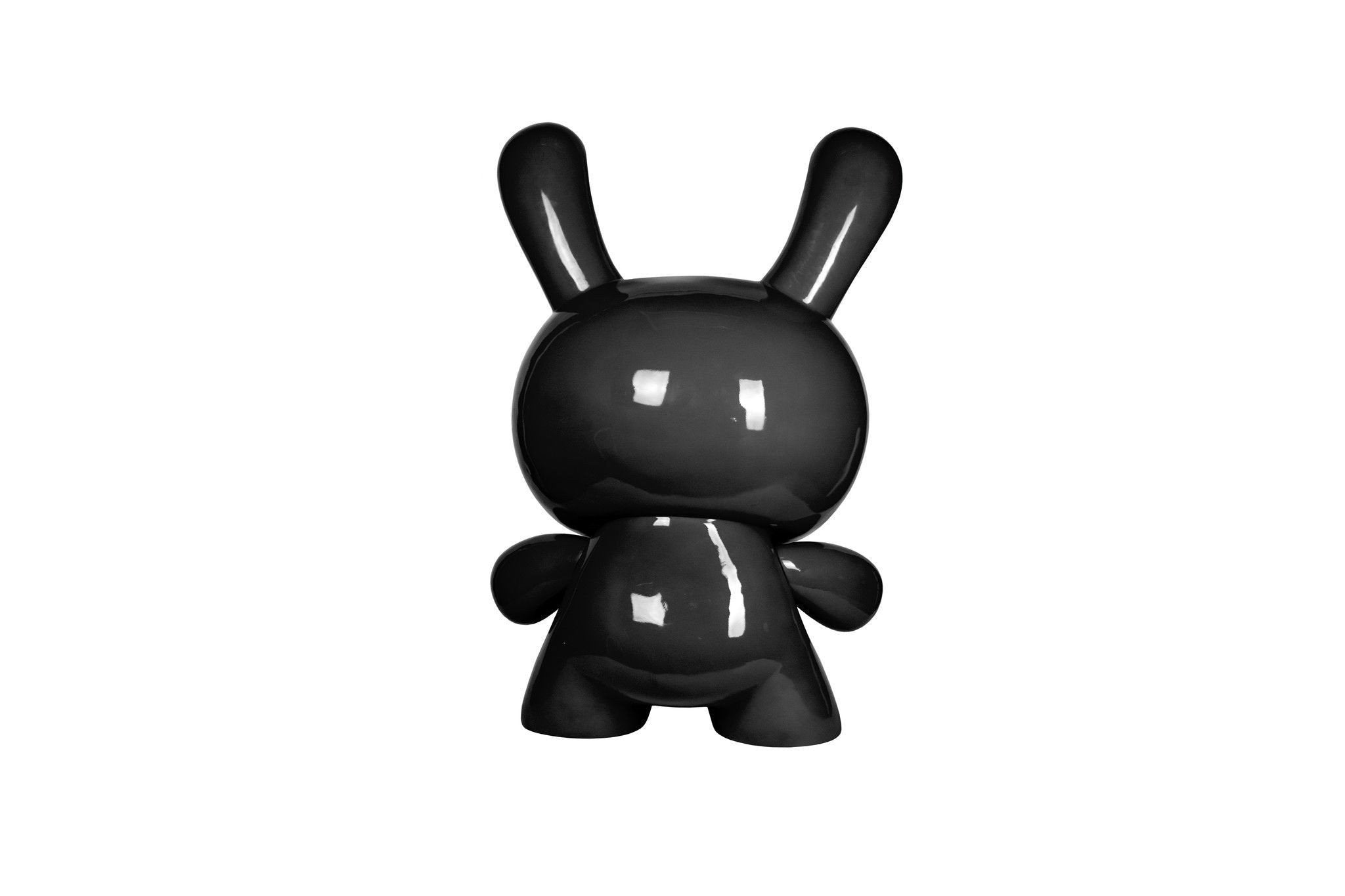 Art Giant Black 4-Foot Dunny Art Sculpture by Kidrobot - Kidrobot - Designer Art Toys