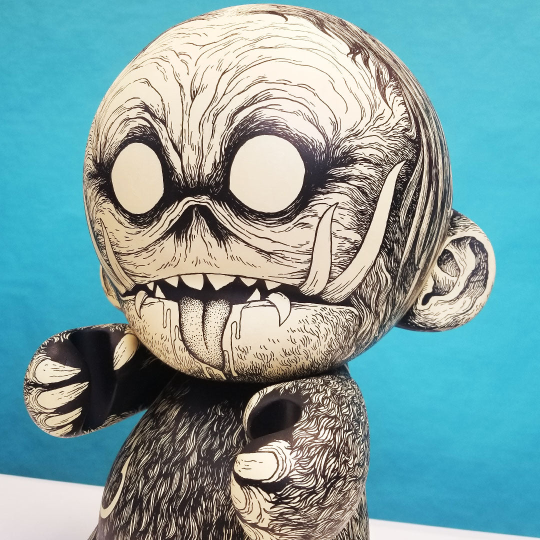 Baby Krampus 18" Munny Art Figure by John Kenn Mortensen - Kidrobot - Designer Art Toys