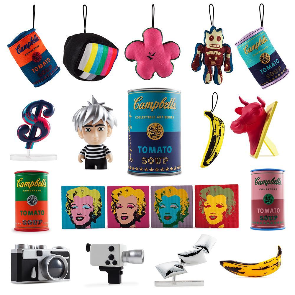 Andy Warhol Campbell's Soup Can Mystery Warhol Art Figure Series - Kidrobot - Designer Art Toys