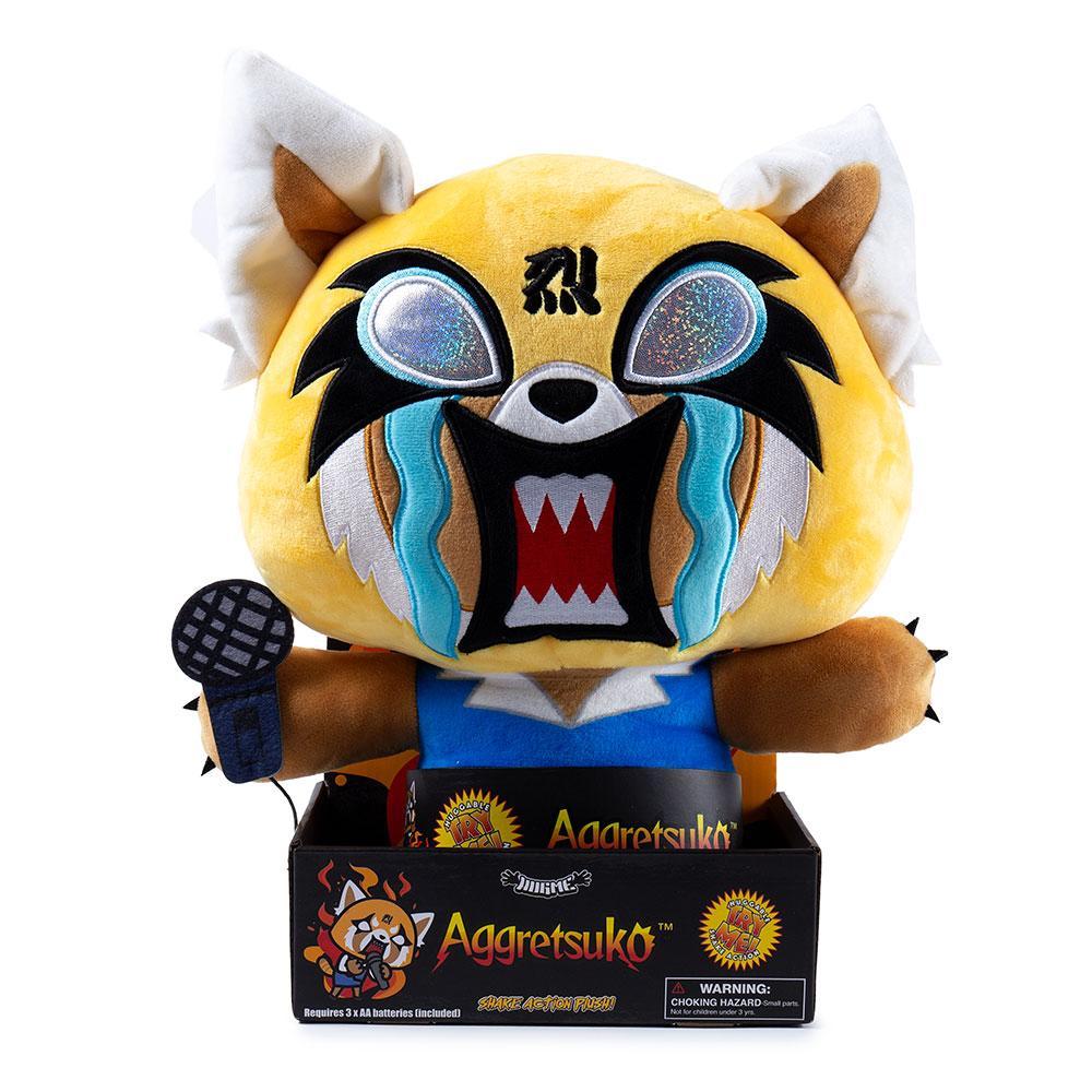 Aggretsuko Rage HugMe Shake Action Vibrating Plush by Kidrobot x Sanrio - Kidrobot - Designer Art Toys