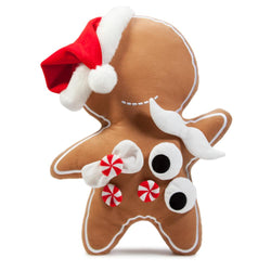 Yummy World Large Gingerbread Jimmy Christmas Cookie Interactive Plush - Kidrobot - Designer Art Toys