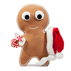 Yummy World Large Gingerbread Jimmy Christmas Cookie Interactive Plush - Kidrobot - Designer Art Toys