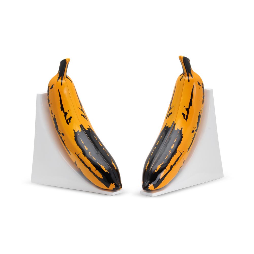 Kidrobot x Andy Warhol Resin Banana Bookends - Yellow Edition - Kidrobot - Designer Art Toys